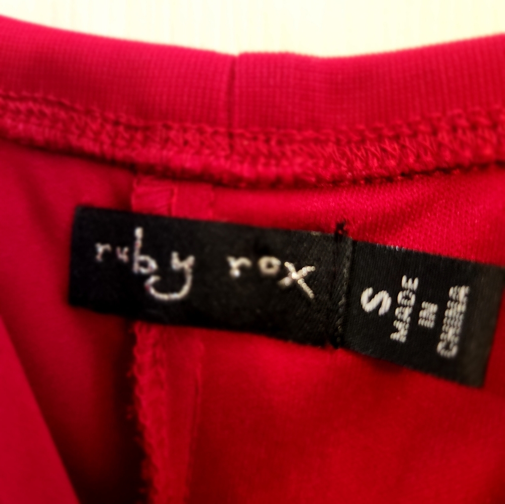 Ruby Rox Red Ruched Dress - Picture 7 of 7